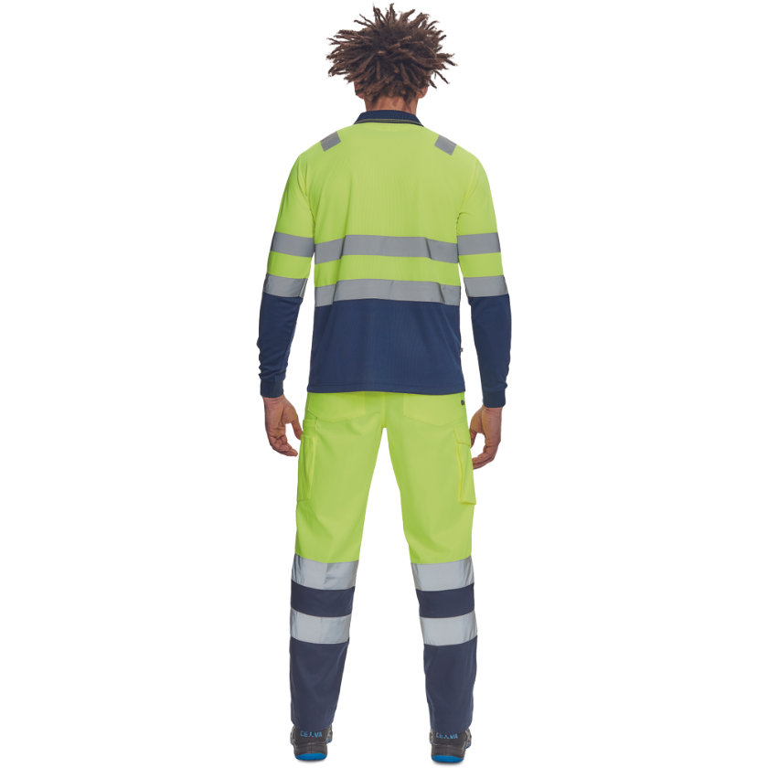 Cerva LEON HV Reflexná polokošeľa s dlhým rukávom