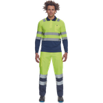 Cerva LEON HV Reflexná polokošeľa s dlhým rukávom