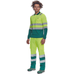 Cerva LEON HV Reflexná polokošeľa s dlhým rukávom