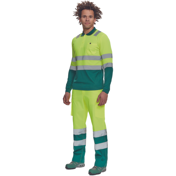 Cerva LEON HV Reflexná polokošeľa s dlhým rukávom