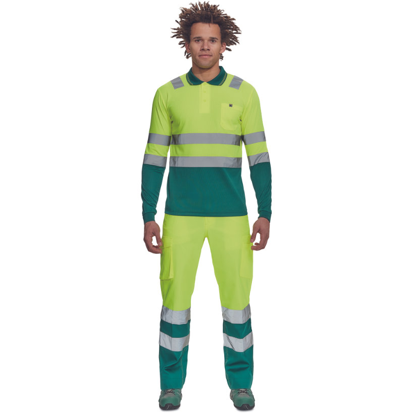 Cerva LEON HV Reflexná polokošeľa s dlhým rukávom