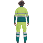 Cerva LEON HV Reflexná polokošeľa s dlhým rukávom