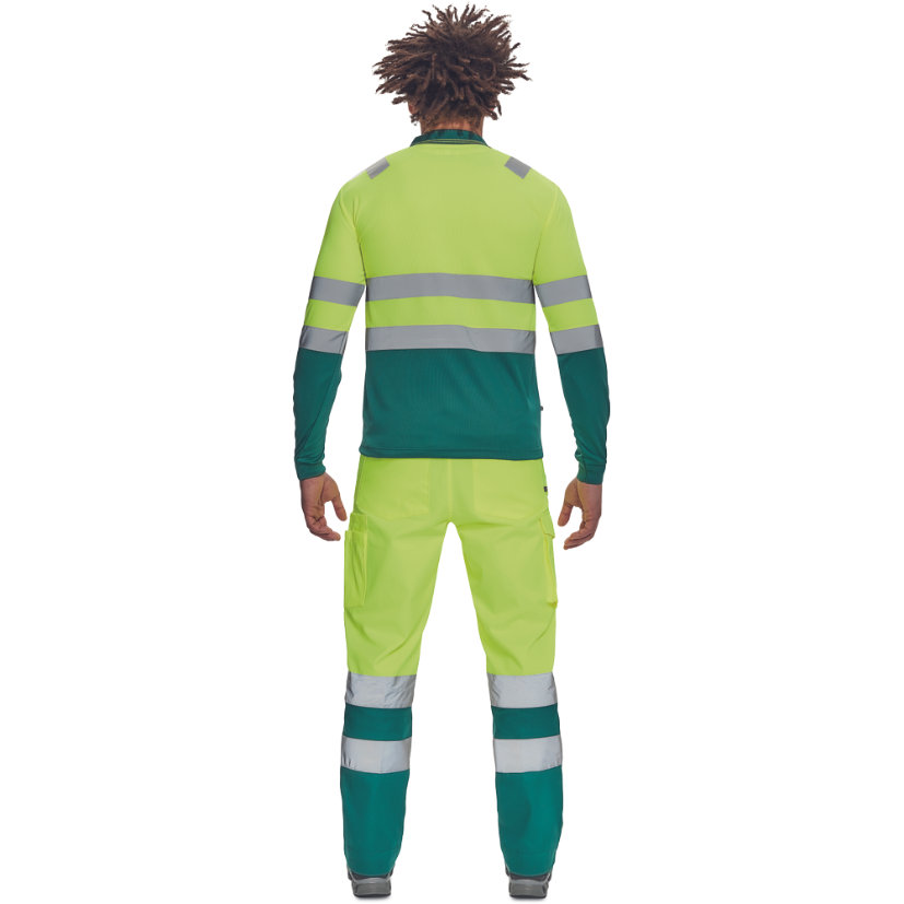 Cerva LEON HV Reflexná polokošeľa s dlhým rukávom