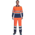 Cerva LEON HV Reflexná polokošeľa s dlhým rukávom