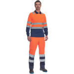 Cerva LEON HV Reflexná polokošeľa s dlhým rukávom