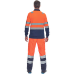 Cerva LEON HV Reflexná polokošeľa s dlhým rukávom