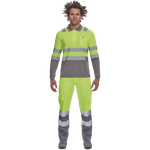 Cerva LEON HV Reflexná polokošeľa s dlhým rukávom