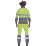 Cerva LEON HV Reflexná polokošeľa s dlhým rukávom