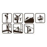 Cerva GRIPPA Polohovací lanyard + karabíny