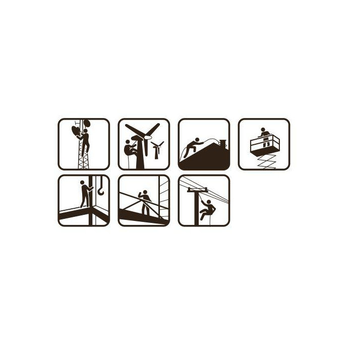 Cerva GRIPPA Polohovací lanyard + karabíny