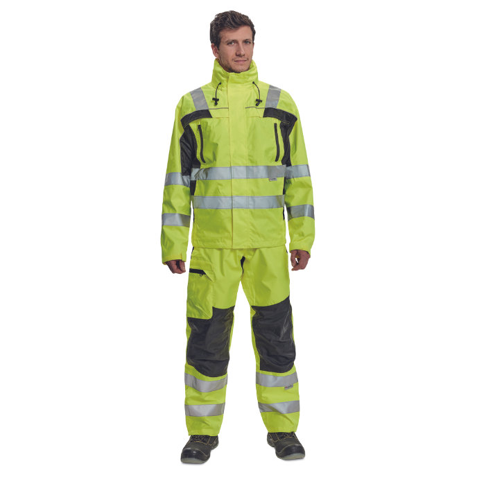 Cerva TICINO Reflexná nepremokavá bunda