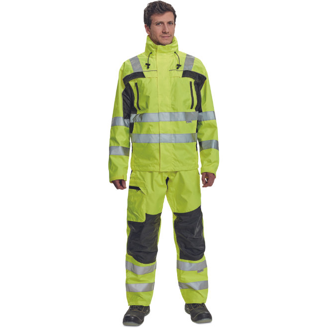 Cerva TICINO Reflexná nepremokavá bunda