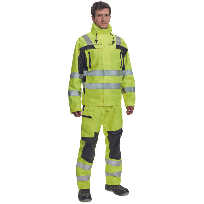 Cerva TICINO Reflexná nepremokavá bunda