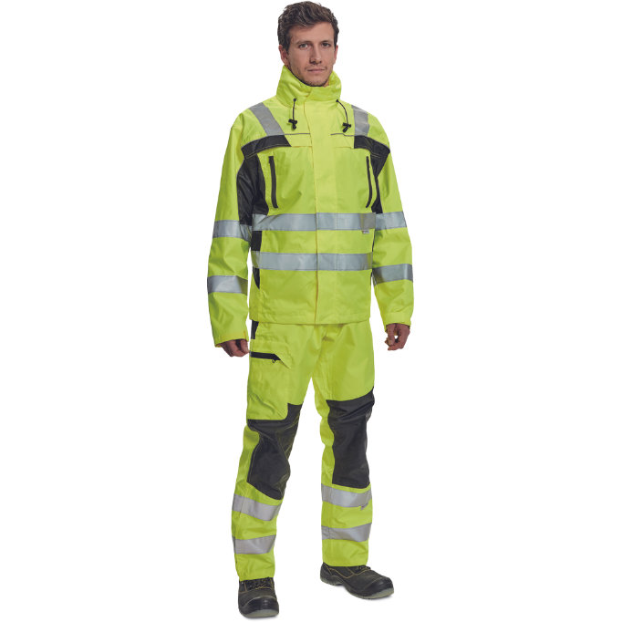 Cerva TICINO Reflexná nepremokavá bunda