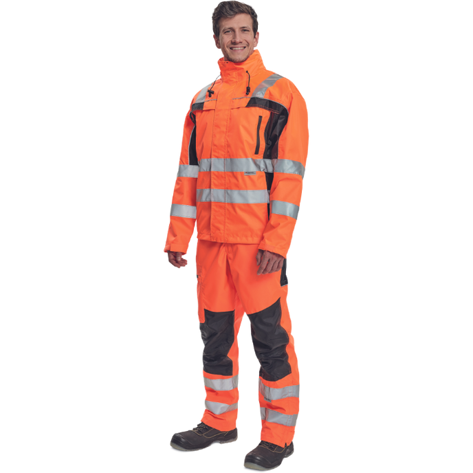 Cerva TICINO Reflexná nepremokavá bunda