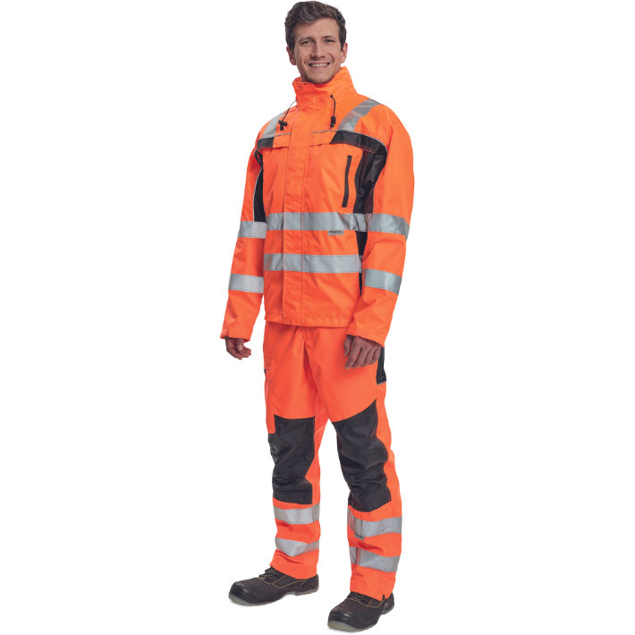 Cerva TICINO Reflexná nepremokavá bunda