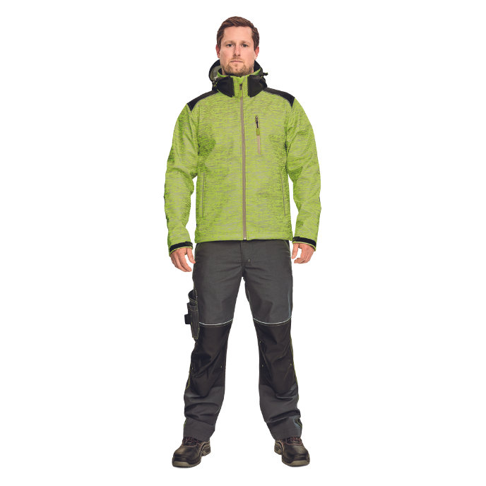 Cerva KNOXFIELD PRINTED Softshellová reflexná bunda