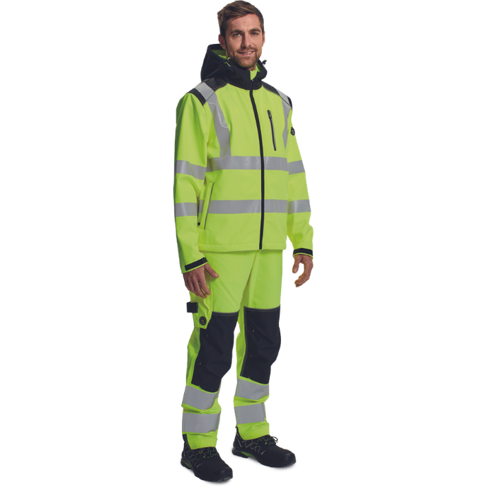 Cerva KNOXFIELD HVPS Softshellová reflexná bunda