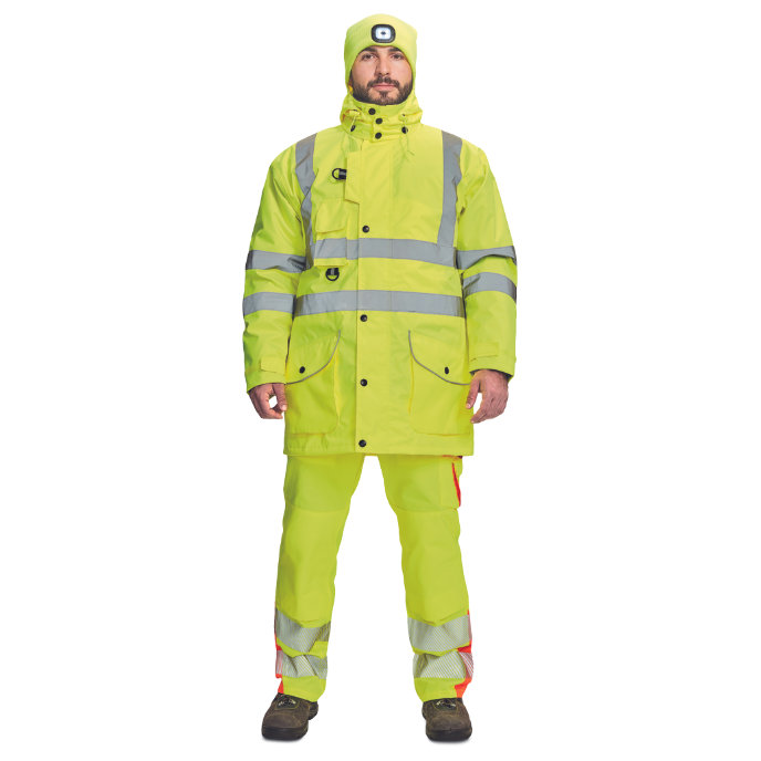Cerva FORMBY HI-VIS Zimná reflexná bunda 7v1