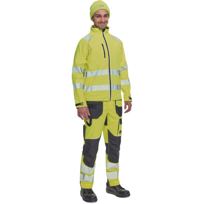 Cerva SHELDON Reflexná softshellová bunda