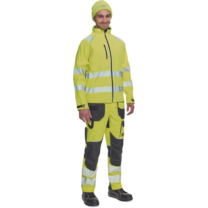 Cerva SHELDON Reflexná softshellová bunda