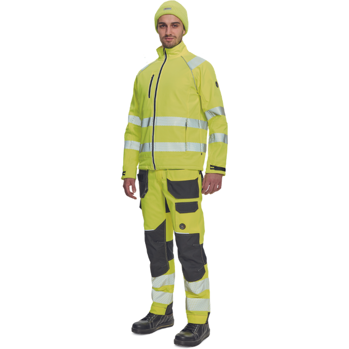 Cerva SHELDON Reflexná softshellová bunda