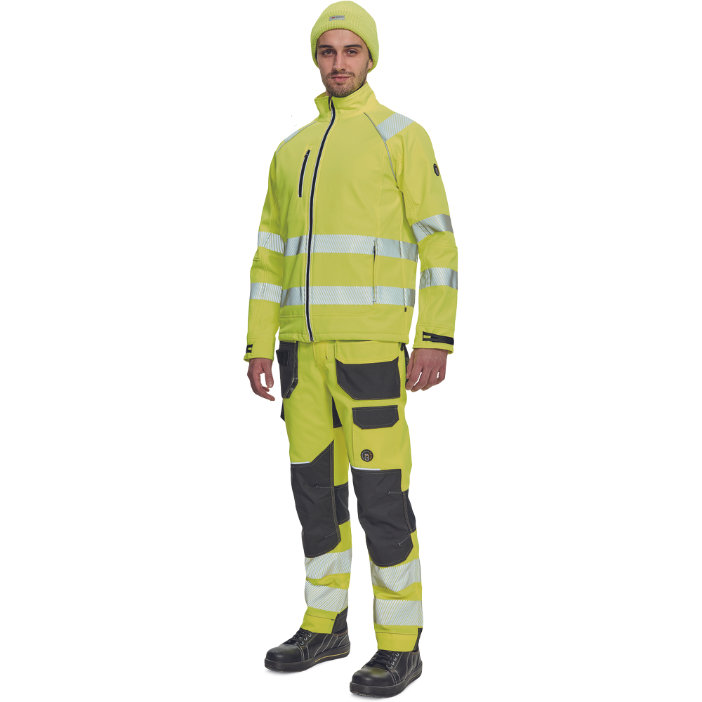 Cerva SHELDON Reflexná softshellová bunda