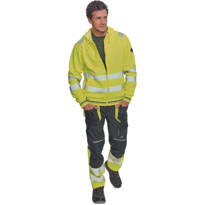 Cerva SHELDON HV Reflexná mikina s kapucňou