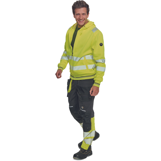 Cerva SHELDON HV Reflexná mikina s kapucňou