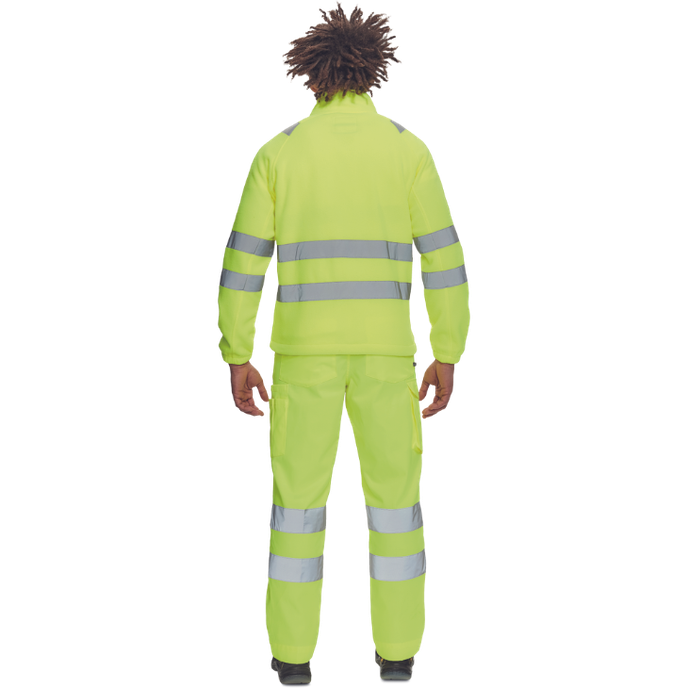 Cerva ALMERIA HV Fleecová Reflexná mikina