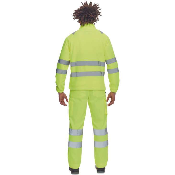 Cerva ALMERIA HV Fleecová Reflexná mikina