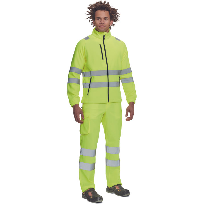 Cerva ALMERIA HV Fleecová Reflexná mikina