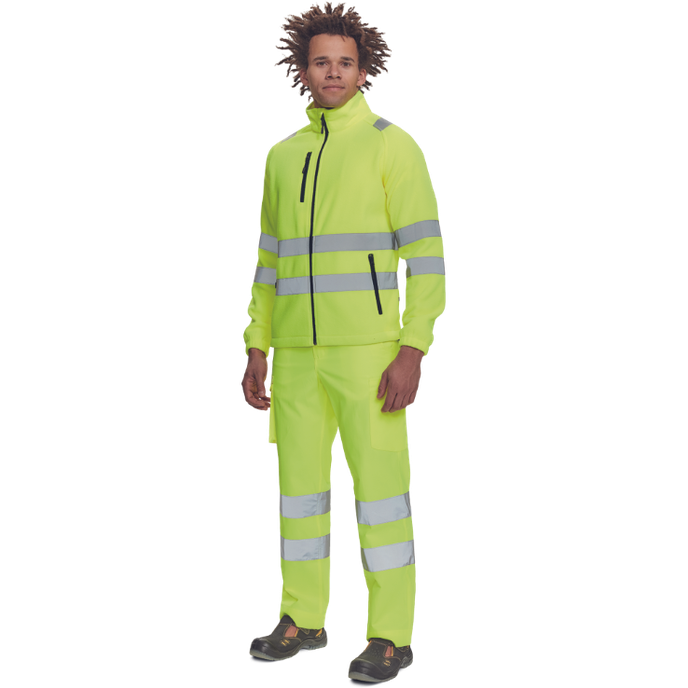 Cerva ALMERIA HV Fleecová Reflexná mikina