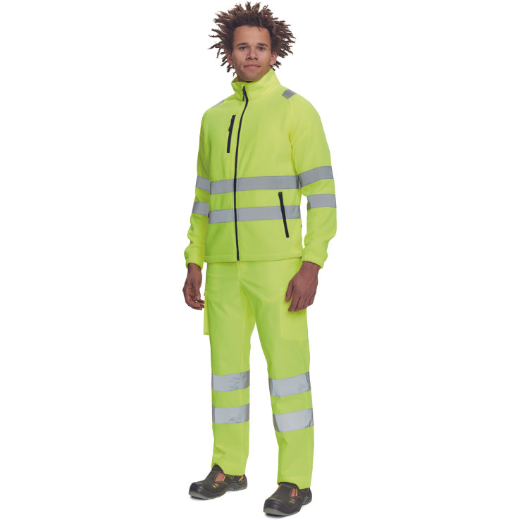 Cerva ALMERIA HV Fleecová Reflexná mikina