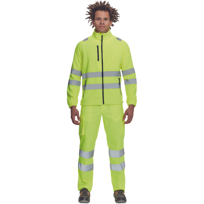 Cerva ALMERIA HV Fleecová Reflexná mikina