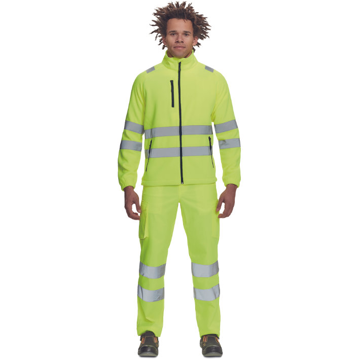 Cerva ALMERIA HV Fleecová Reflexná mikina