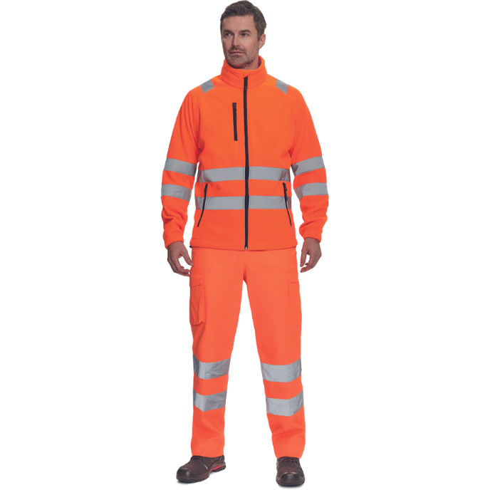 Cerva ALMERIA HV Fleecová Reflexná mikina