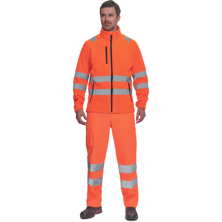 Cerva ALMERIA HV Fleecová Reflexná mikina