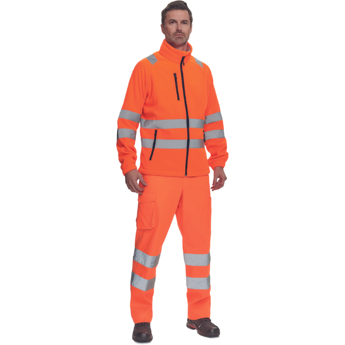 Cerva ALMERIA HV Fleecová Reflexná mikina