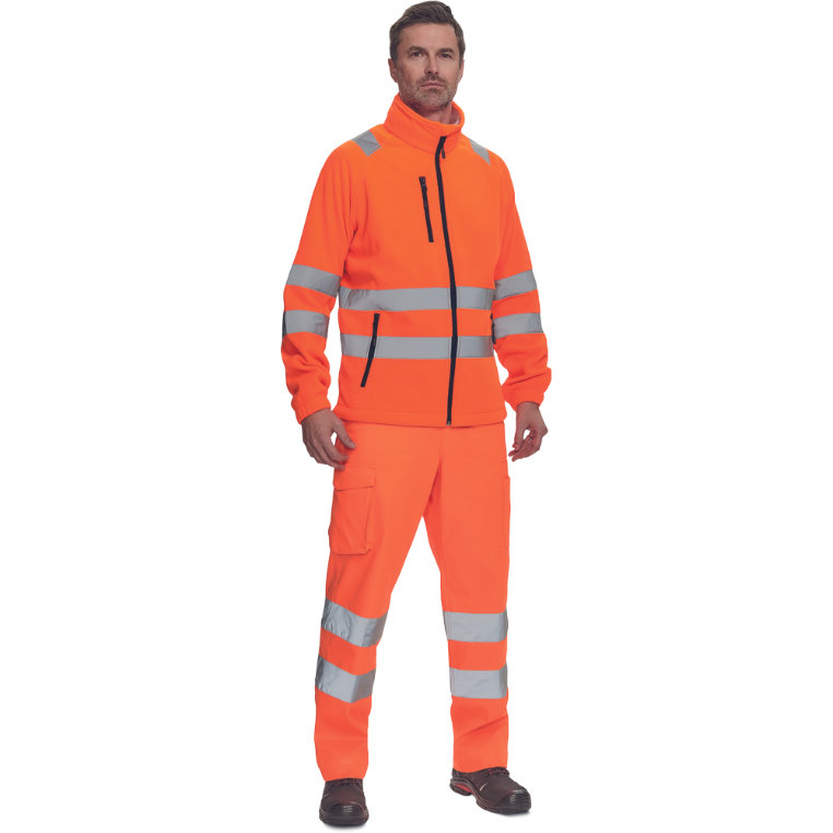 Cerva ALMERIA HV Fleecová Reflexná mikina