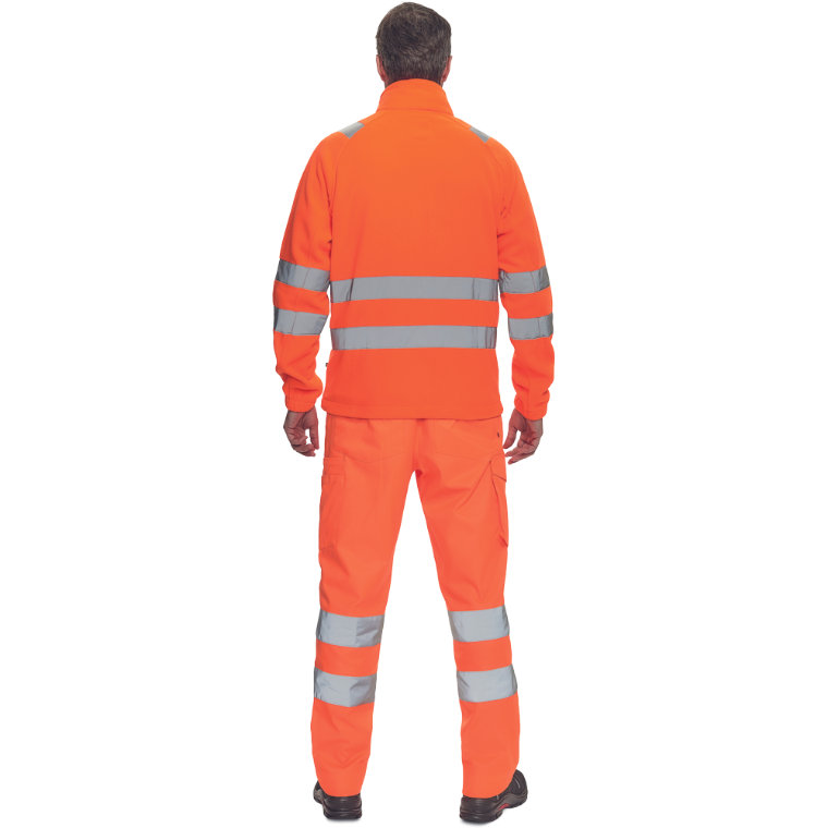 Cerva ALMERIA HV Fleecová Reflexná mikina