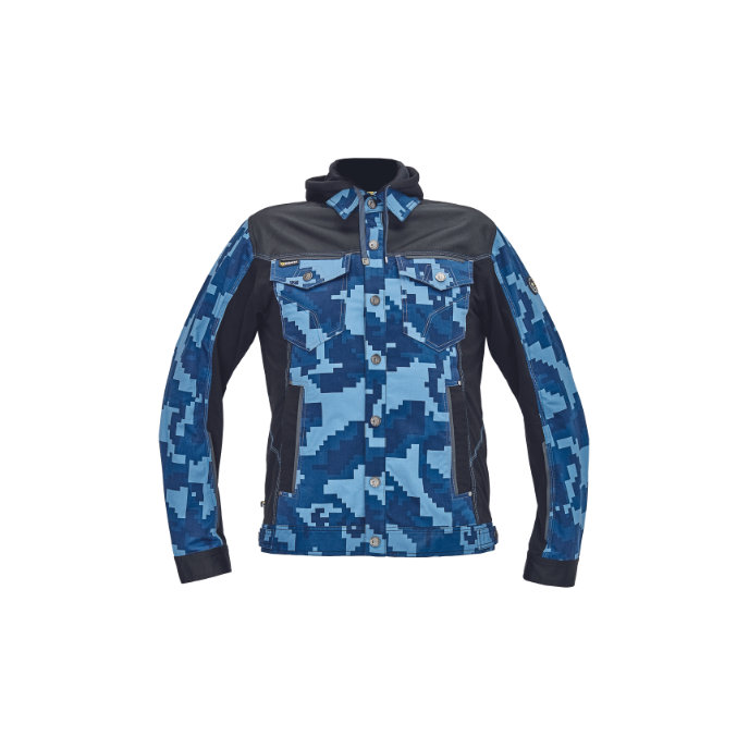 Cerva NEURUM CAMOU Pracovná bunda s kapucňou