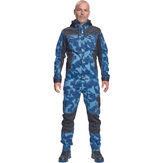 Cerva NEURUM CAMOU Pracovná bunda s kapucňou