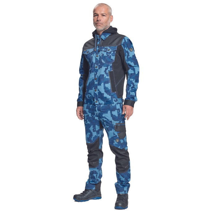 Cerva NEURUM CAMOU Pracovná bunda s kapucňou