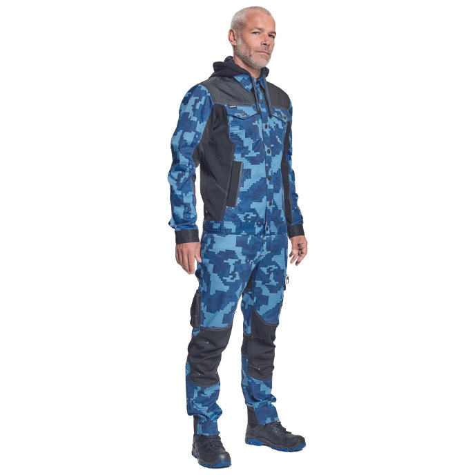 Cerva NEURUM CAMOU Pracovná bunda s kapucňou