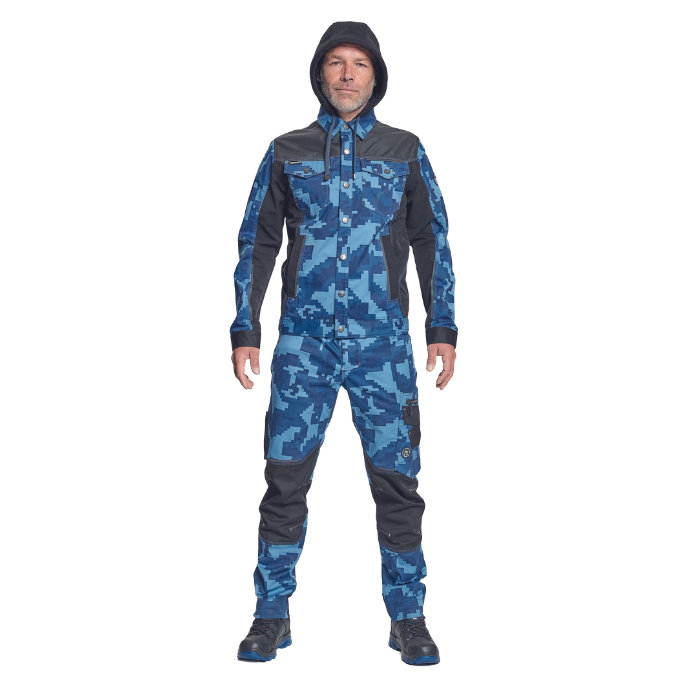 Cerva NEURUM CAMOU Pracovná bunda s kapucňou