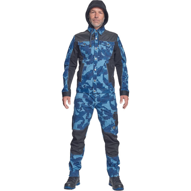 Cerva NEURUM CAMOU Pracovná bunda s kapucňou