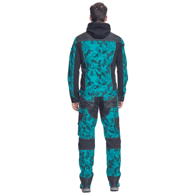 Cerva NEURUM CAMOU Pracovná bunda s kapucňou