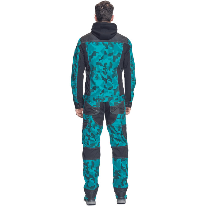 Cerva NEURUM CAMOU Pracovná bunda s kapucňou