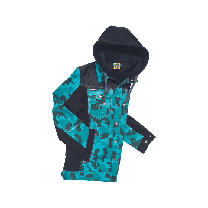 Cerva NEURUM CAMOU Pracovná bunda s kapucňou